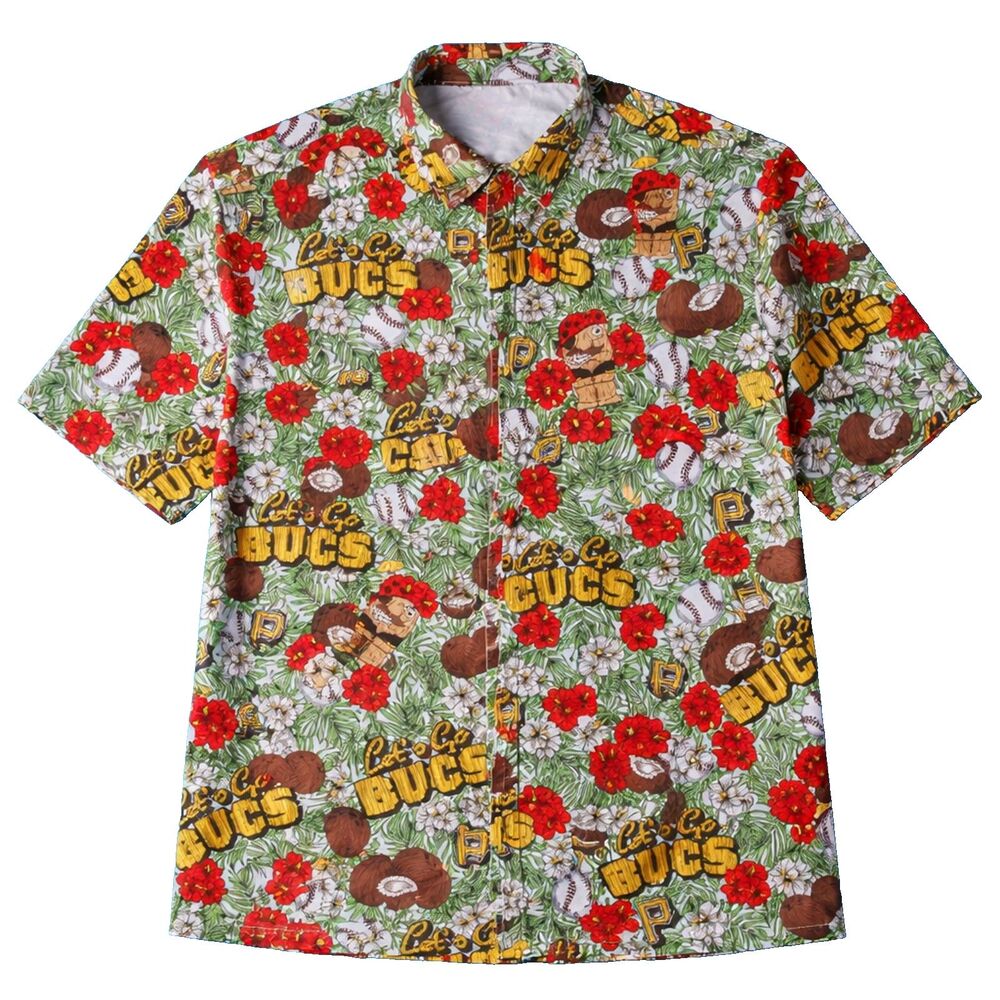 Pittsburgh Pirates Hawaiian Luau Weekend Shirt SGA Adult Sz XL 6/13/2026 Sealed